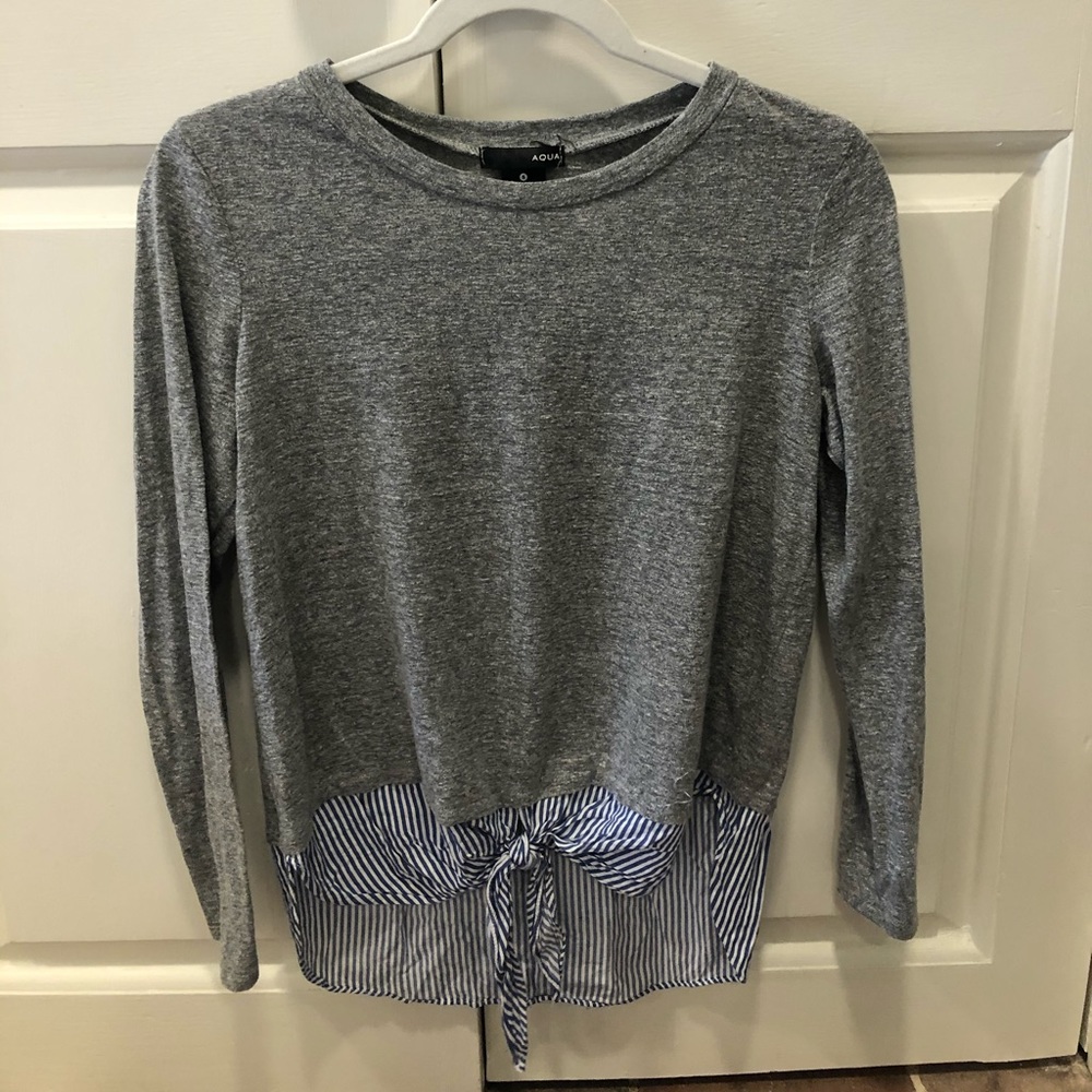 women’s aqua shirt